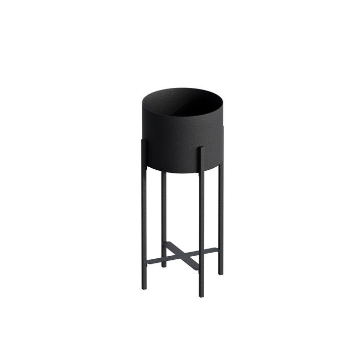 Aberto Design Maceta Decorativa GED-026 Negra Aberto Design Maceta Decorativa GED-026 Negra